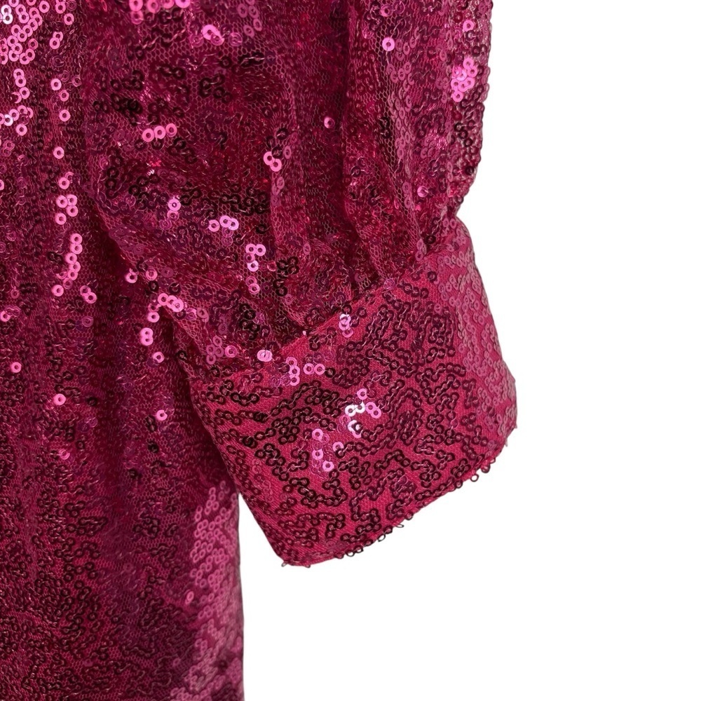 Sequin Jumpsuit With Collar size 22 - Picture 8 of 12